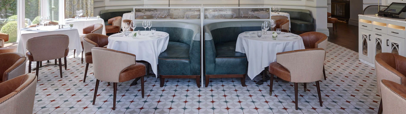Bespoke luxury restaurant upholstered furniture